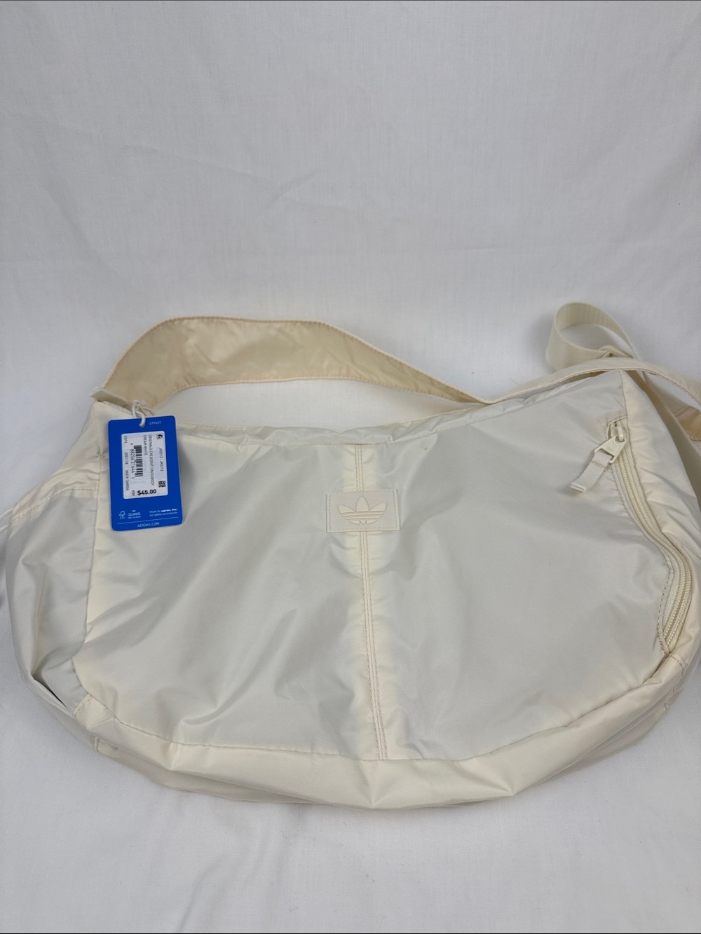 adidas Cream Nylon Crossbody Sling Bag - Picture 3 of 7